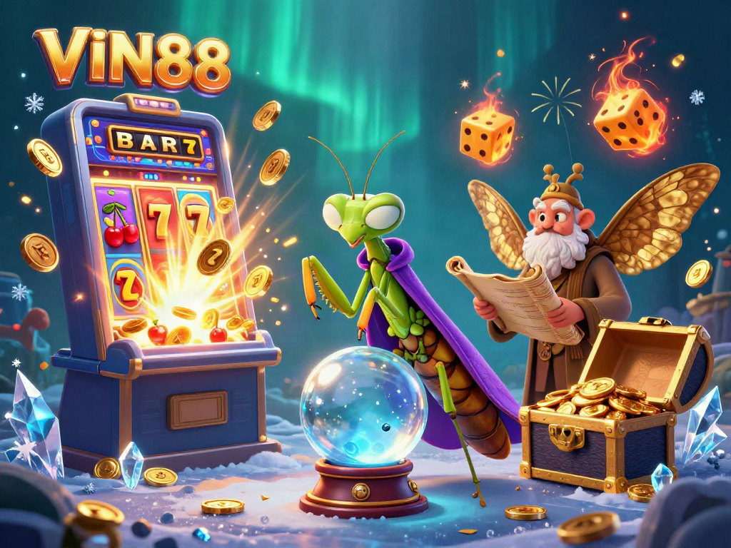 Experience winning thrills at VIN88 with exciting slot machines and engaging casino elements.