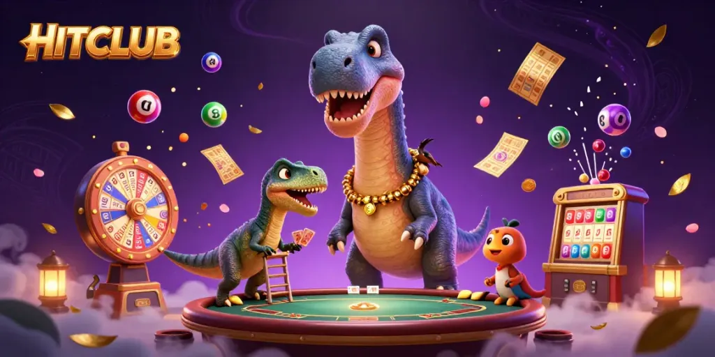 Join the excitement at HITCLUB with vibrant lottery balls, thrilling games, and unique characters!