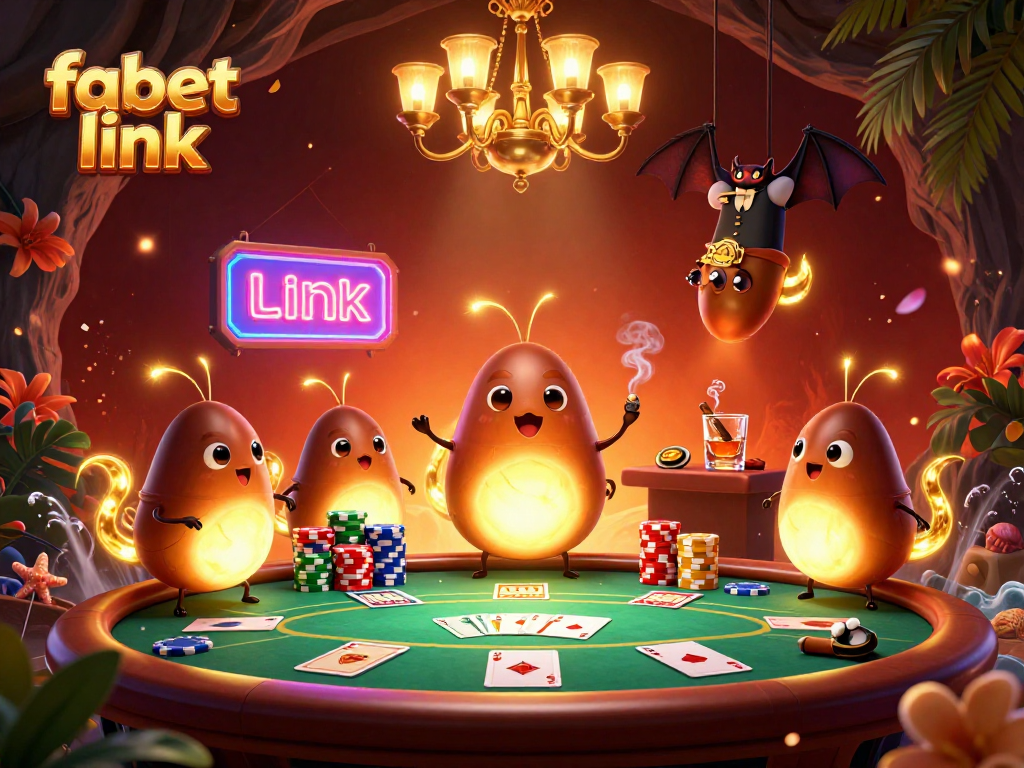 Engage with the vibrant world of gaming at fabet link, illuminated by glowworms and an adventurous bat dealer.