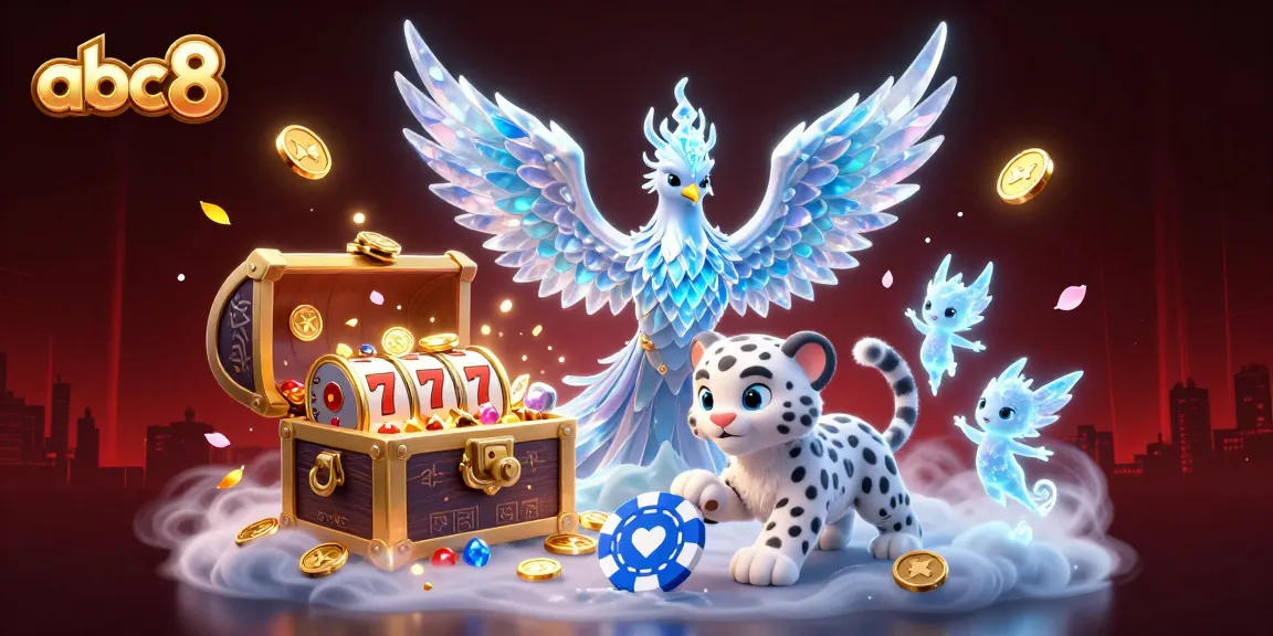 Engage with thrilling slots at abc8, where a dazzling ice phoenix and playful sprites illuminate the gaming world.
