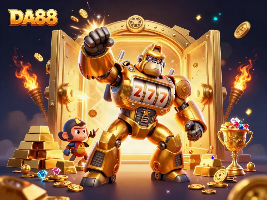 Watch DA88 players strike gold with thrilling slot machine action and explosive wins.