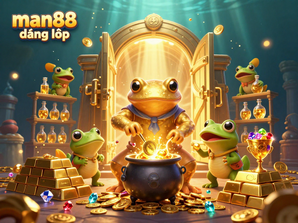 Immerse yourself in man88 đăng nhập as golden treasures illuminate a winning casino scene.
