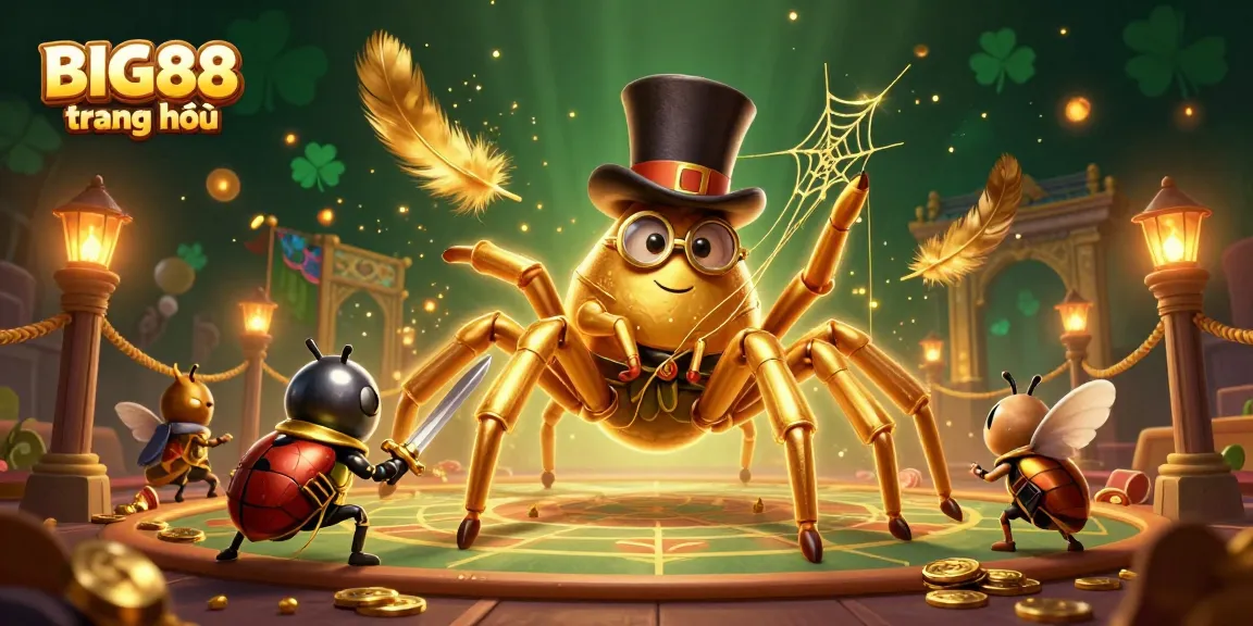 Engage with BIG88 trang chủ through this vibrant 3D illustration of a casino scene with dynamic characters and elements.