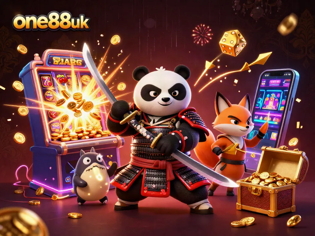 Engage in thrilling slots at one88uk with vibrant 3D characters and jackpot explosions.