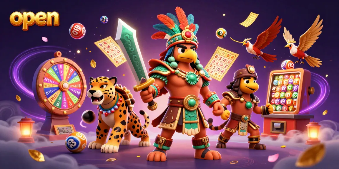 Experience the thrill of open gaming with dynamic lottery elements and vibrant characters