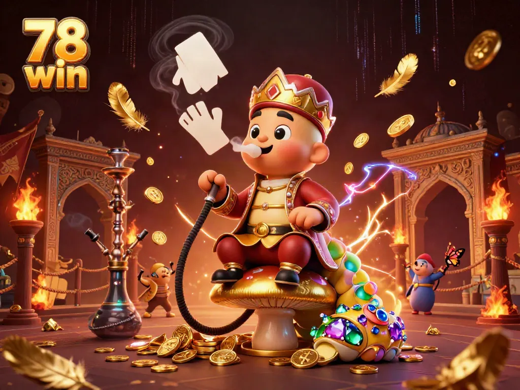 Experience the exhilarating 78 win casino vibes with a captivating atmosphere of vibrant colors and dynamic smoke rings.