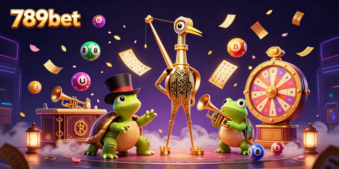 Experience thrilling wins at 789bet with engaging lottery balls and festive casino elements.