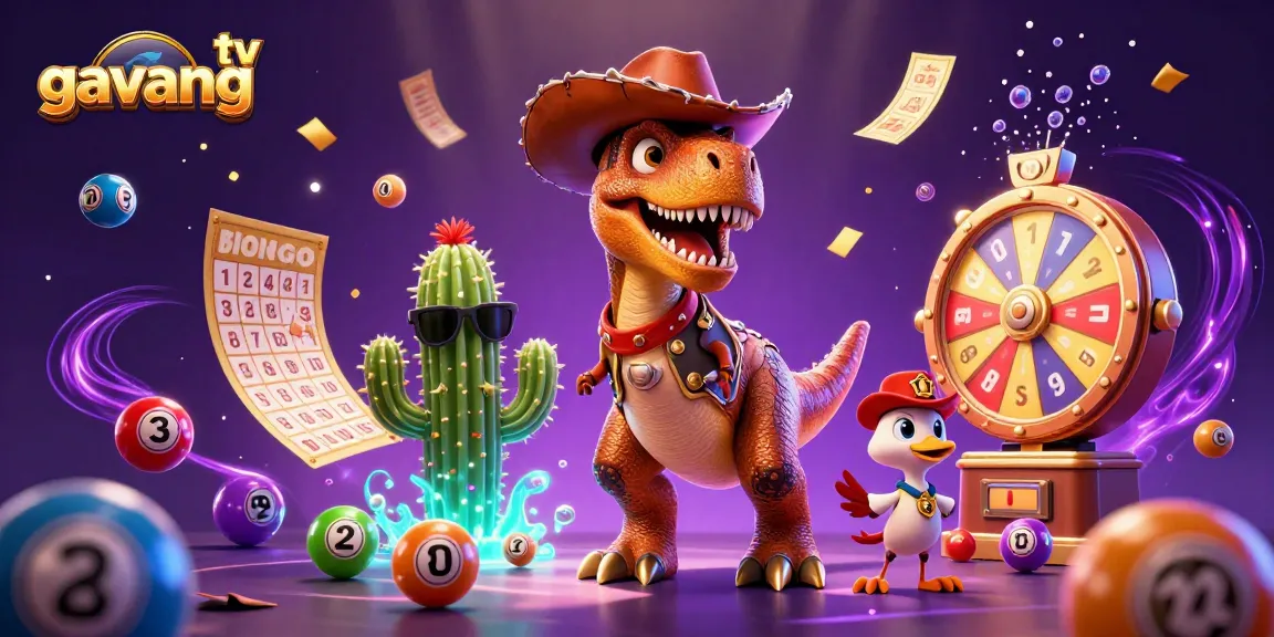 Engage in thrilling lottery games with gavang tv's dynamic characters and vibrant casino elements!