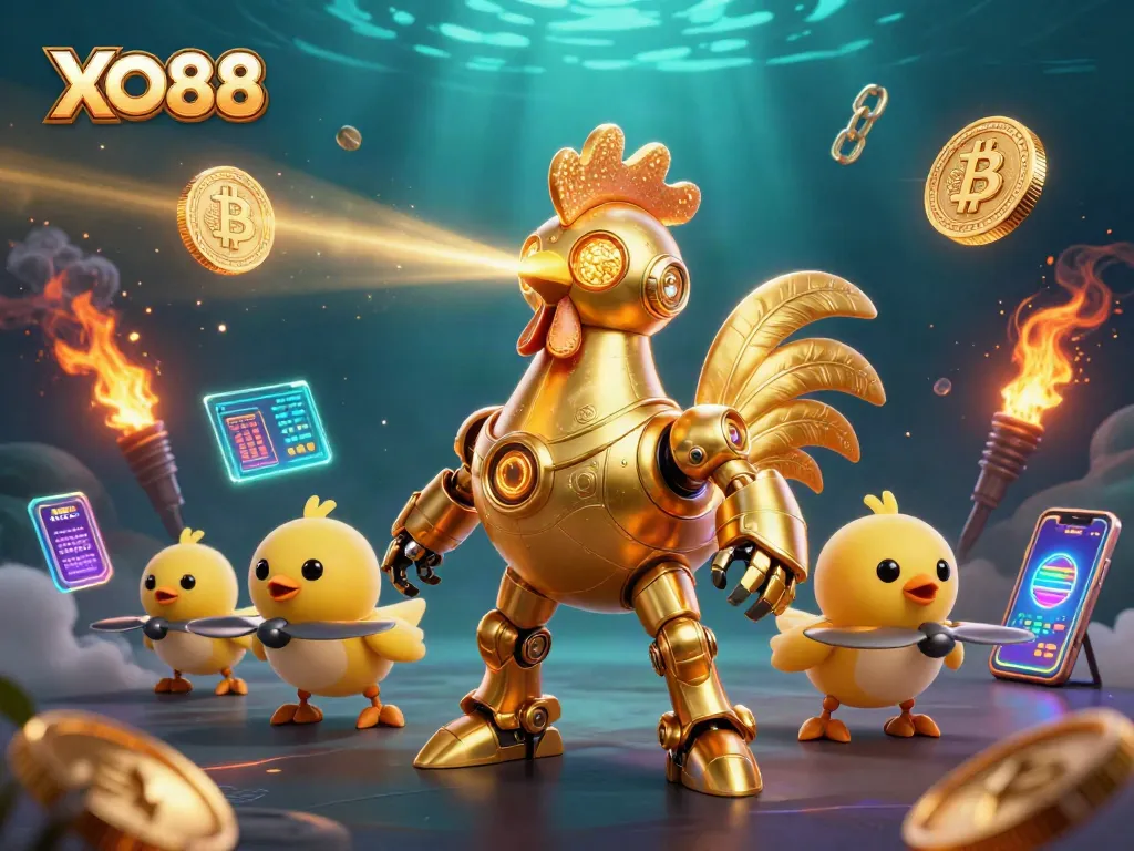 Experience thrilling gameplay at XO88 with laser-shooting robots and crypto rewards