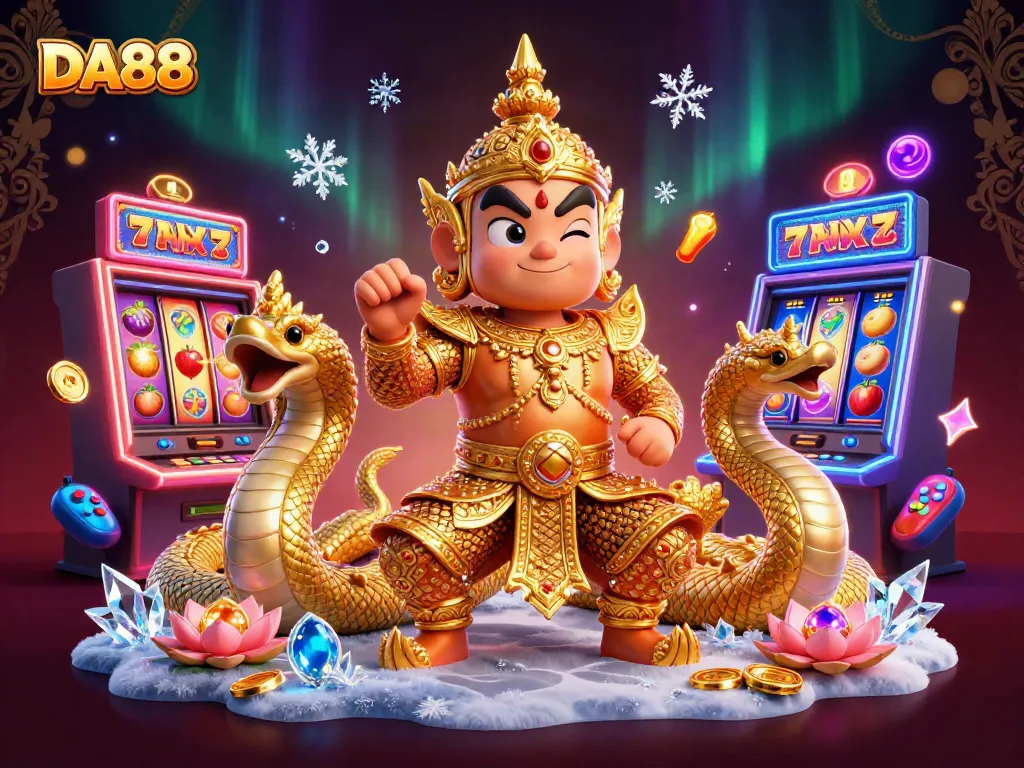 Experience exciting gameplay at DA88 with vibrant slot machines and dynamic characters.