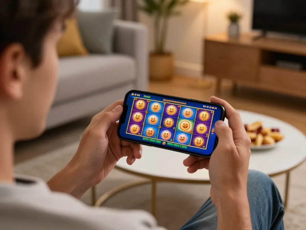 Celebrate wins at 23WIN while enjoying mobile gaming in a cozy home setting