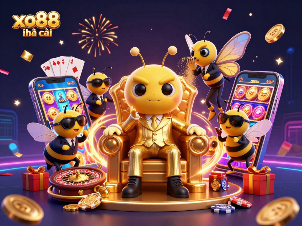 Experience the thrilling xo88 nhà cái scene with a bumblebee mob boss and dynamic gaming elements.
