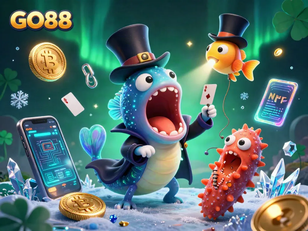 Engage with GO88's vibrant gaming world featuring a magical sea-themed scene.