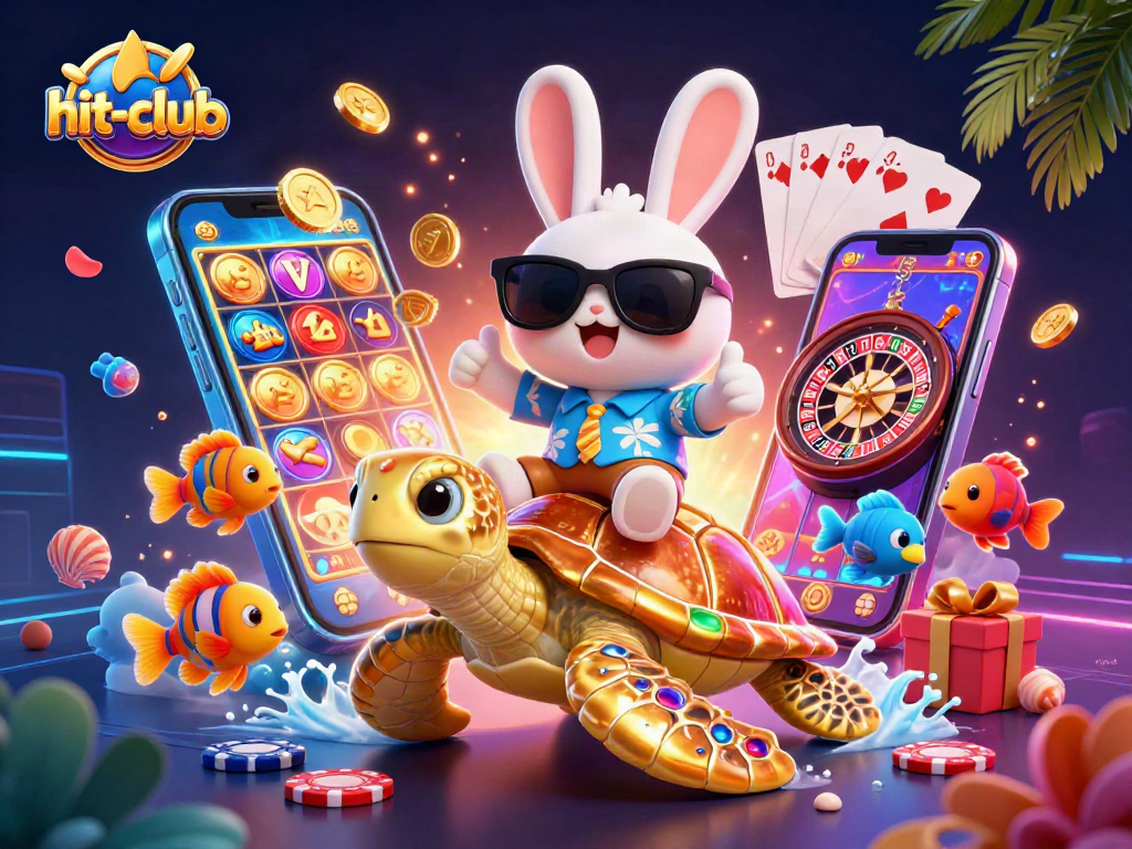 Unleash winning experiences with hit-club's vibrant casino scene featuring playful gaming elements.