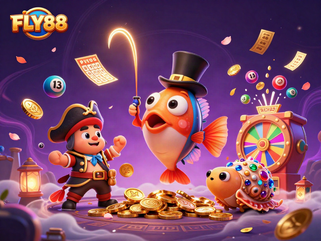 FLY88 attracts players with its exciting casino games featuring vibrant characters and dynamic elements.